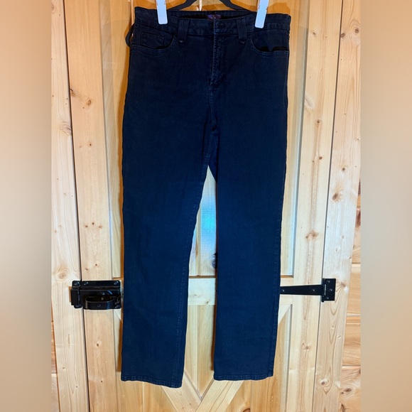 NYDJ Dark Blue Wash Straight Leg Jean, Lift Tuck Technology Size 16 - Picture 4 of 11